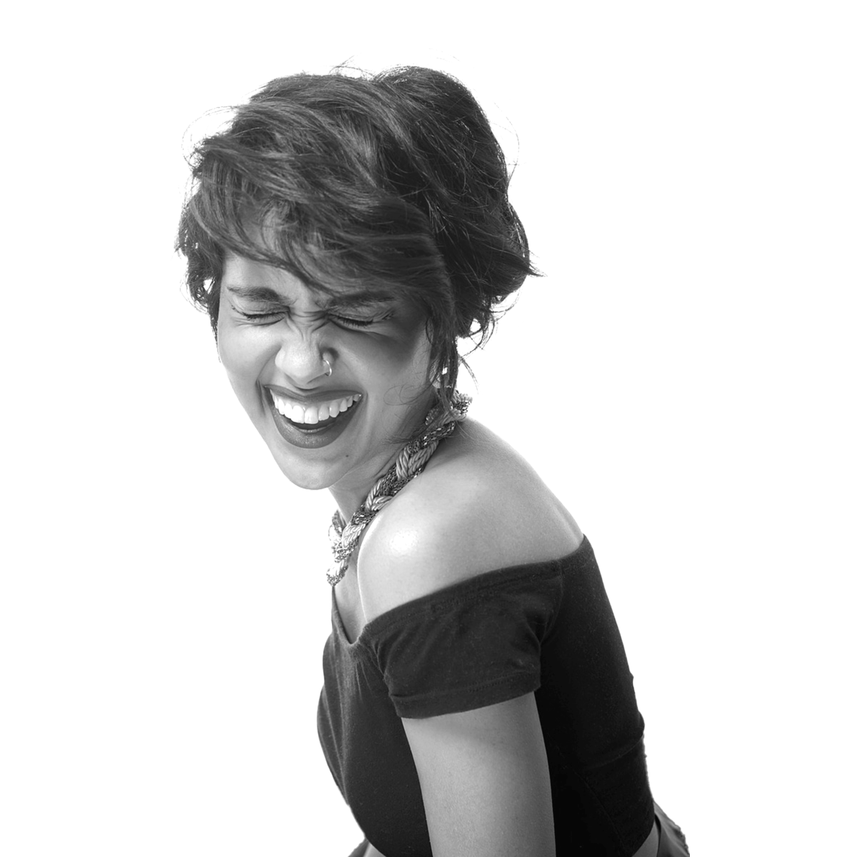 foto di persona che ride